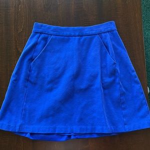 Blue Mini Skirt